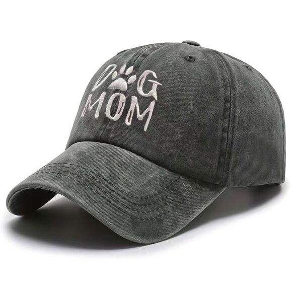 New Dog Mom Ponytail Baseball Hat - Multiple Colors Available - Picture 5 of 7